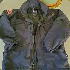 5.11 Tactical Blue Military Field Jacket with Insulated Hood